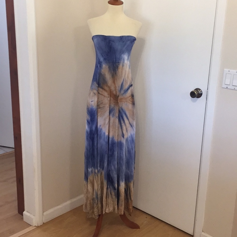 L NWOT LOVE TANJANE Tube Dress Maxi FF11 3885